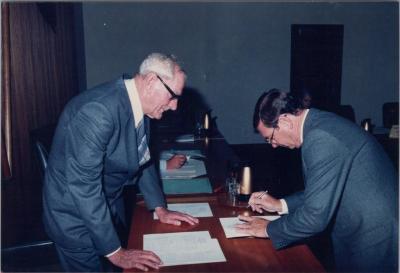 PHOTOGRAPH: 'SWEARING-IN CEREMONY', 1987