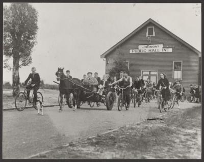 PHOTOGRAPH (DIGITAL): JOLIMONT SPORTS CLUB, BIKE HIKE, FROM JOLIMONT HISTORICAL IMAGES ALBUM 1, DON GIMM