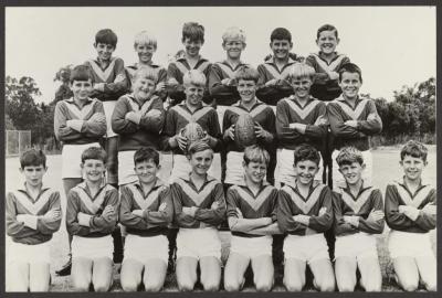 PHOTOGRAPH (DIGITAL): JOLIMONT SCHOOL FOOTBALL TEAM, 1967, FROM JOLIMONT HISTORICAL IMAGES ALBUM 2, DON GIMM