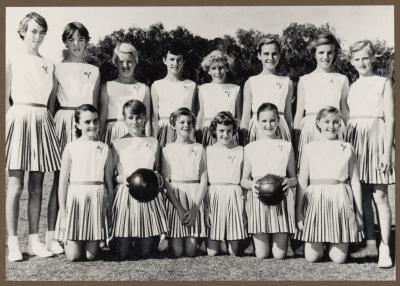 PHOTOGRAPH (DIGITAL): NETBALL TEAM PHOTO, FROM JOLIMONT HISTORICAL IMAGES ALBUM 2, DON GIMM