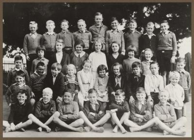 PHOTOGRAPH (DIGITAL): YEAR FIVE CLASS PHOTO, 1939 FROM JOLIMONT HISTORICAL IMAGES ALBUM 2, DON GIMM