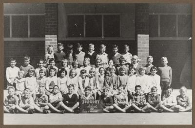 PHOTOGRAPH (DIGITAL): YEAR FOUR CLASS PHOTO, 1961, FROM JOLIMONT HISTORICAL IMAGES ALBUM 2, DON GIMM