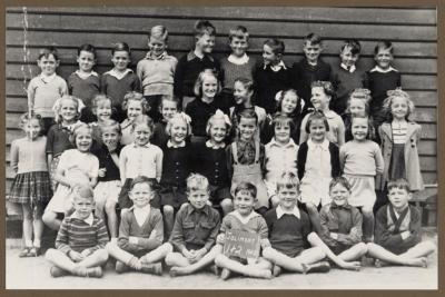 PHOTOGRAPH (DIGITAL): YEAR ONE/TWO CLASS PHOTO, 1948, FROM JOLIMONT HISTORICAL IMAGES ALBUM 2, DON GIMM