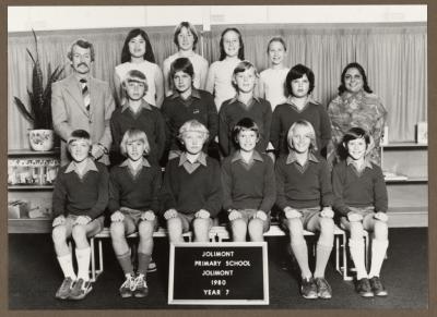 PHOTOGRAPH (DIGITAL): YEAR SEVEN CLASS PHOTO, 1980, FROM JOLIMONT HISTORICAL IMAGES ALBUM 2, DON GIMM