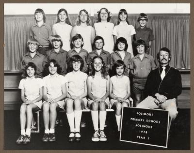 PHOTOGRAPH (DIGITAL): YEAR SEVEN CLASS PHOTO, 1978, FROM JOLIMONT HISTORICAL IMAGES ALBUM 2, DON GIMM