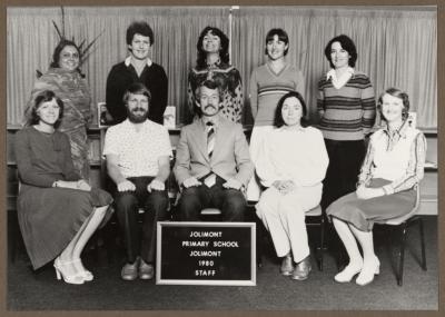 PHOTOGRAPH (DIGITAL): STAFF PHOTO, JOLIMONT PRIMARY, 1980, FROM JOLIMONT HISTORICAL IMAGES ALBUM 2, DON GIMM