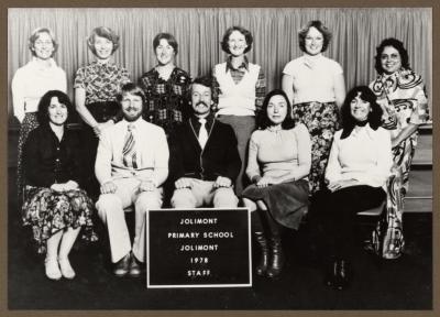 PHOTOGRAPH (DIGITAL): STAFF PHOTO, JOLIMONT PRIMARY, 1978, FROM JOLIMONT HISTORICAL IMAGES ALBUM 2, DON GIMM