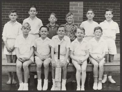 PHOTOGRAPH (DIGITAL): JOLIMONT SCHOOL CRICKET TEAM, FROM JOLIMONT HISTORICAL IMAGES ALBUM 2, DON GIMM