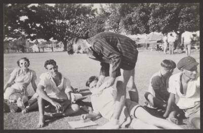 PHOTOGRAPH (DIGITAL): CANDID GROUP PHOTO, FROM JOLIMONT HISTORICAL IMAGES ALBUM 3, DON GIMM