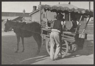 PHOTOGRAPH (DIGITAL): BLUE BELL ICE CREAM CART, FROM JOLIMONT HISTORICAL IMAGES ALBUM 3, DON GIMM