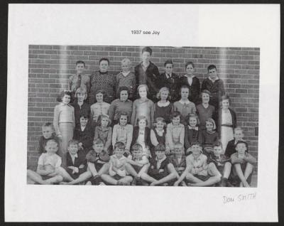 PHOTOGRAPH (DIGITAL): LIKELY CLASS PHOTO, JOLIMONT PRIMARY SCHOOL, 1937, FROM JOLIMONT HISTORICAL IMAGES ALBUM 3, DON GIMM