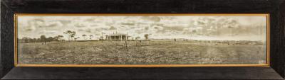 FRAMED PANORAMIC PHOTO YANDEE HOMESTEAD