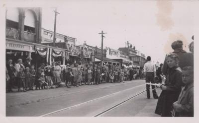 PHOTOGRAPH: CELEBRATIONS - CITY OF SUBIACO, 1952 - STREET SCENE