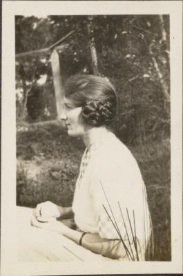 PHOTOGRAPH (DIGITAL): MINNA LIPFERT AT CTC 1924, FROM MINNA LIPFERT ALBUM