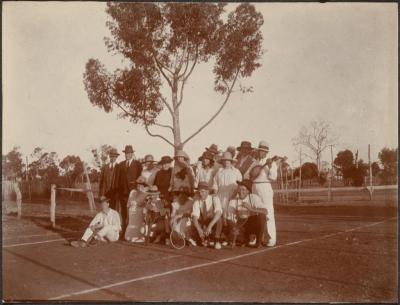 PHOTOGRAPH (DIGITAL): 'TENNIS GROUP', FROM MINNA LIPFERT ALBUM