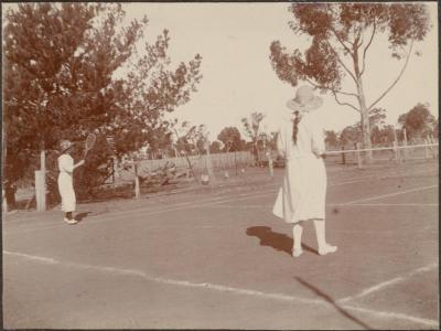 PHOTOGRAPH (DIGITAL): 'TENNIS AT BROOME HILL', FROM MINNA LIPFERT ALBUM