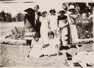 PHOTOGRAPH (DIGITAL): MINNA LIPFERT 'GROUPS AT CTC 1924', FROM MINNA LIPFERT ALBUM