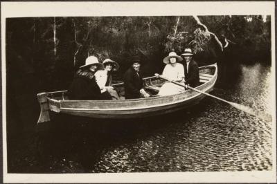 PHOTOGRAPH (DIGITAL): 'ON THE KING RIVER ALBANY', FROM MINNA LIPFERT ALBUM