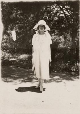 PHOTOGRAPH (DIGITAL): MINNA LIPFERT AT CTC 1924, FROM MINNA LIPFERT ALBUM