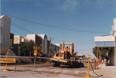 PHOTOGRAPH: 'UNDERGROUND POWER UPGRADING, ROKEBY ROAD' 1989