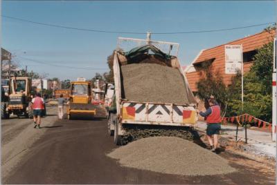 PHOTOGRAPH: 'UNDERGROUND POWER UPGRADING, ROKEBY ROAD' 1989