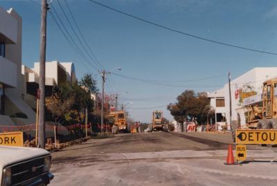 PHOTOGRAPH: 'UNDERGROUND POWER UPGRADING, ROKEBY ROAD' 1989