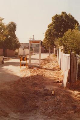 PHOTOGRAPH: 'YORK STREET POWER UNDERGROUNDING' 1985