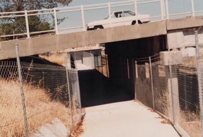 PHOTOGRAPH: 'TRAIN LINE UNDERPASS' 1988