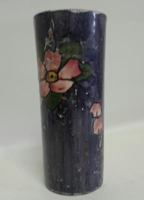 VASE, PURPLE, NARROGIN POTTERY