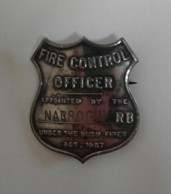 FIRE CONTROL OFFICER BADGE