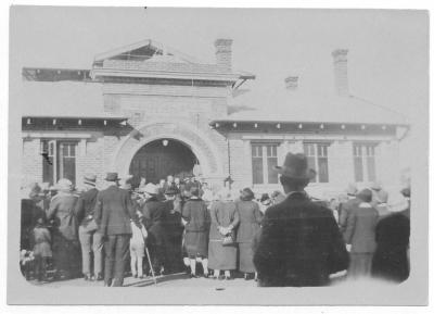 OPENING OF MEMORIAL TOWN HALL 1926