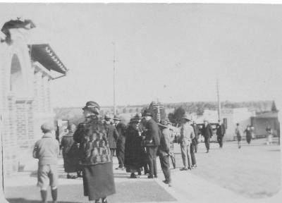 OPENING OF MEMORIAL TOWN HALL