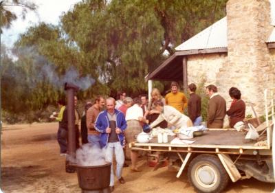 SUNDAY MAY 4TH, 1975 - 40 TOURISTS SPONSORED BY THE WINE INFORMATION BUREAU AT BARRACKS.