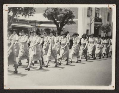 PHOTOGRAPH: THE V A D MARCHING IN ST GEORGE'S TERRACE, PERTH