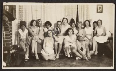 PHOTOGRAPH: PARTY GROUP WITH MABEL BALDING