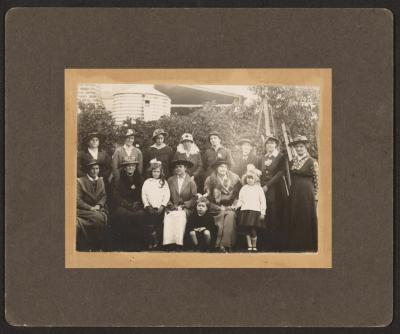 PHOTOGRAPH: SOCIAL GROUP, INCLUDING MRS SHIRLEY WHITE