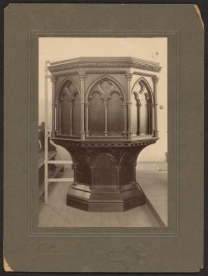 PHOTOGRAPH: PULPIT OF SAINT ANDREW'S CHURCH