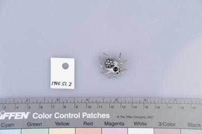 BROOCH: SILVER SPIDER