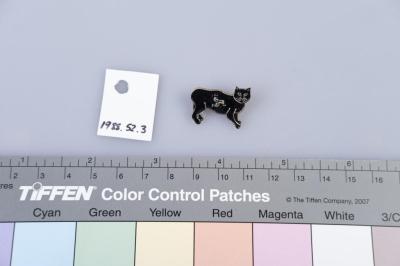 BROOCH: BLACK CAT