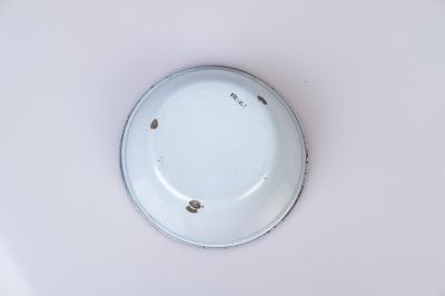 BOWL: ENAMEL, LIGHT BLUE