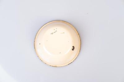 BOWL: ENAMEL, DARK CREAM