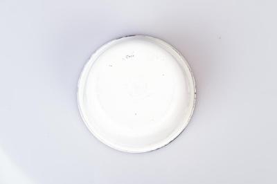 BOWL: WHITE ENAMEL BOWL, LIPFERT FAMILY