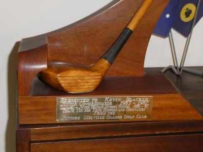 MGGC JUNIOR'S GIFT TO KEVIN BLACKER