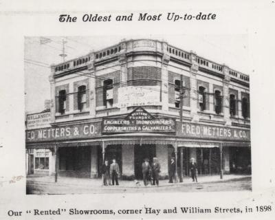 PHOTOGRAPH (COPY): METTERS' BUILDING, PERTH, 1898
