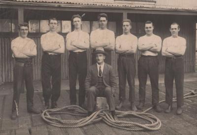 PHOTOGRAPH: METTERS' TUG-OF-WAR TEAM