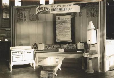 PHOTOGRAPH (COPY): METTERS' DISPLAY - EMPIRE PRODUCTS EXHIBITION, PERTH, 1937