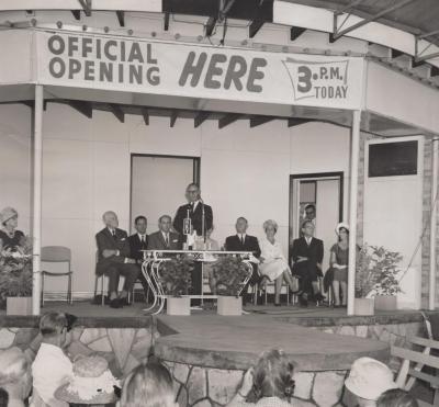 PHOTOGRAPH: OPENING NEW PREMISES OF METTERS LTD. IN SALVADO ROAD, 1965