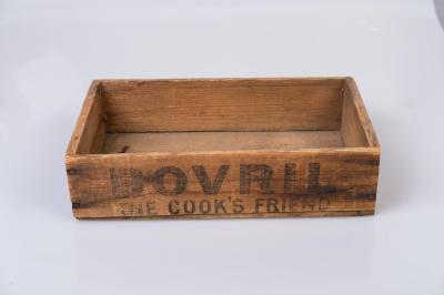 WOODEN BOX: FOR BOVRIL, ALLMAN FAMILY