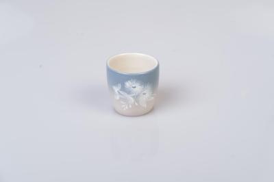 EGG CUP: WEMBLEY WARE, BLUE/GREY