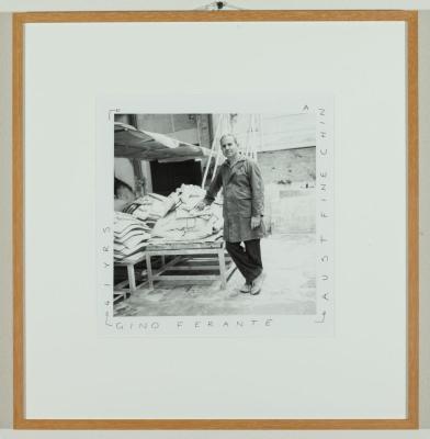 PHOTOGRAPH (FRAMED): '41 YEARS - GINO FERANTE - AUST FINE CHINA', MICHELLE TAYLOR, 1996